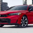 2025 Honda Civic facelift in the US – 2.0L hybrid and non-hybrid trims; 1.5L VTEC Turbo engine dropped