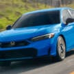 2025 Honda Civic facelift in the US – 2.0L hybrid and non-hybrid trims; 1.5L VTEC Turbo engine dropped