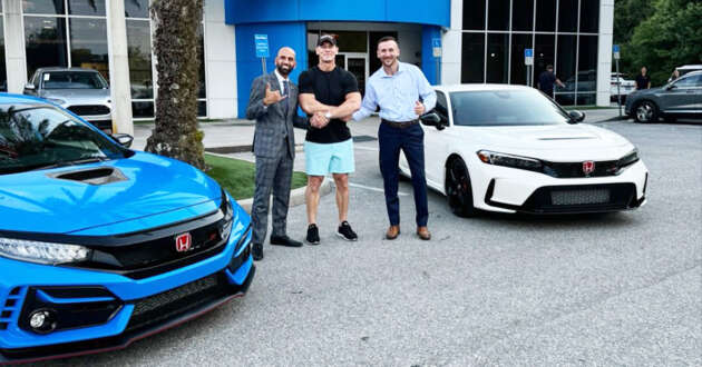 Fast and Furious actor, WWE star John Cena trades in his FK8 Honda Civic Type R for a new 2024 FL5 CTR