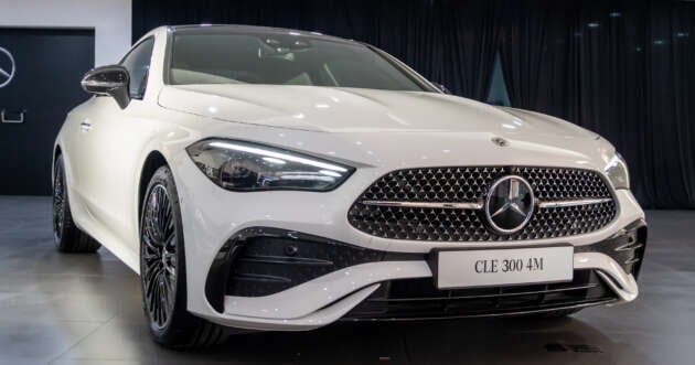 2024 Mercedes-Benz CLE300 4Matic Coupé in Malaysia – 259 PS/400 Nm MHEV, rear-wheel steer; RM519k