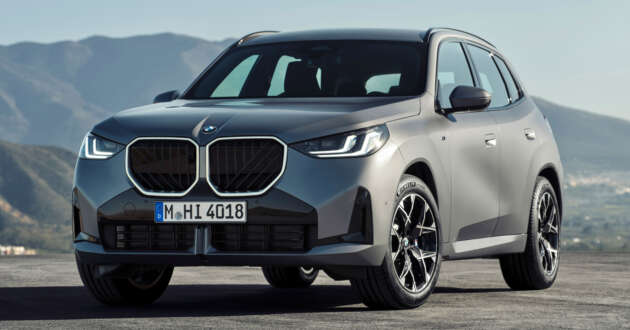 2025 BMW X3 debuts – G45 gets bold redesign, new variant naming scheme; PHEV up to 90 km EV range