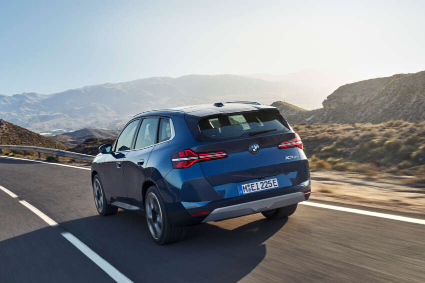 2025 BMW X3 debuts – G45 gets bold redesign, new variant naming scheme; PHEV up to 90 km EV range 1778603