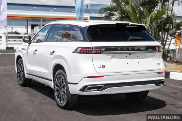 Jaecoo J8 RHD previewed in Malaysia – 6-seater flagship SUV, 249 PS 2.0T, Q4 launch, RM200k est
