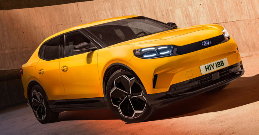 2024 Ford Capri revealed by Eric Cantona – classic coupe now reborn as an electric SUV, based on a VW 1788688