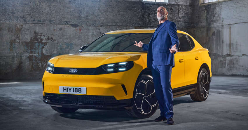 2024 Ford Capri revealed by Eric Cantona – classic coupe now reborn as an electric SUV, based on a VW 1788732