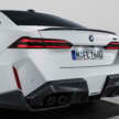 2024 BMW M5 G90 gets M Performance Parts – carbon fibre bodykit, matte black decals for 727 PS PHEV