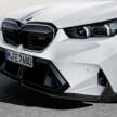 2024 BMW M5 G90 gets M Performance Parts – carbon fibre bodykit, matte black decals for 727 PS PHEV