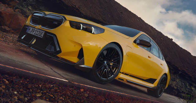 2024 BMW M5 G90 gets M Performance Parts – carbon fibre bodykit, matte black decals for 727 PS PHEV