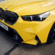2024 BMW M5 G90 gets M Performance Parts – carbon fibre bodykit, matte black decals for 727 PS PHEV
