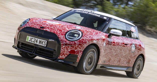 2025 MINI John Cooper Works E prototype EV shown