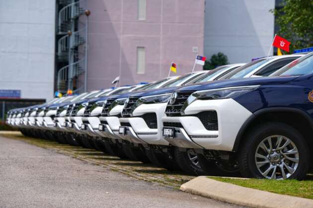 JPJ terima 58 buah kenderaan baharu termasuk sejumlah Toyota Fortuner; belanja RM10.4 juta