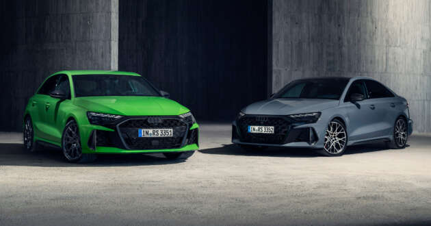 2025 Audi RS3 facelift debuts – sedan/Sportback; 400 PS 2.5T five-cylinder; 7:33.123 min Nürburgring time