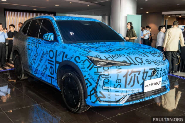 Proton eMas 7 SUV – co-developed with Geely Galaxy E5; first Malaysian-brand EV on sale by end 2024