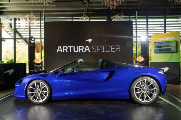McLaren Artura Spider tiba di Malaysia – Retractable Hard Top, 700 PS/720 Nm, harga dari RM3.4 juta