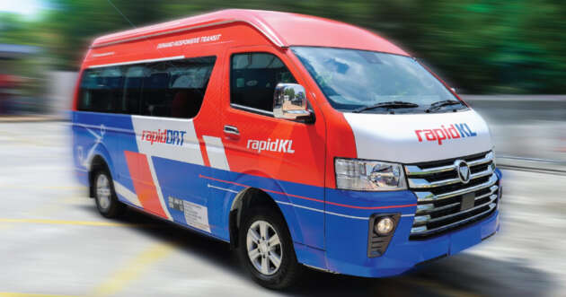 Rapid KL On-Demand – new name for DRT vans; now in Old Klang Road, Bangsar, Putrajaya and Setapak