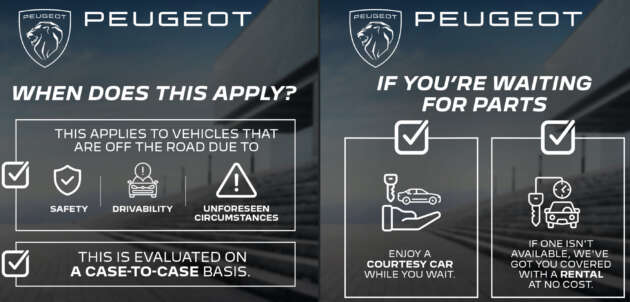 Peugeot customers waiting for repairs, parts offered courtesy cars or rental vehicles by Stellantis Malaysia