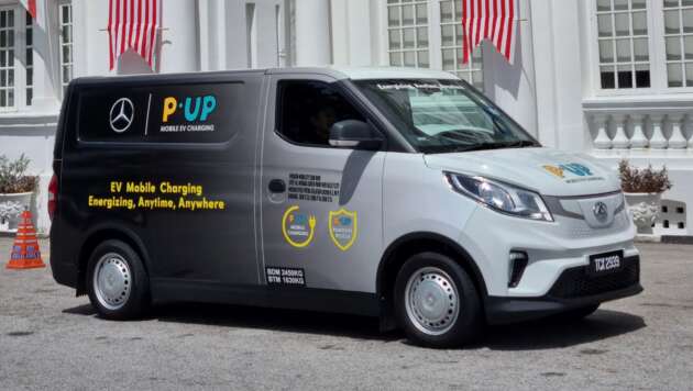 Power Up Tech mobile EV charging van now in Penang – 60 kW DC charger, RM1.70/kWh plus RM40 surcharge