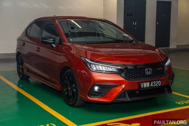 Honda City Hatchback in Phoenix Orange Pearl – new colour joins red, silver, grey, pearl white; no extra cost