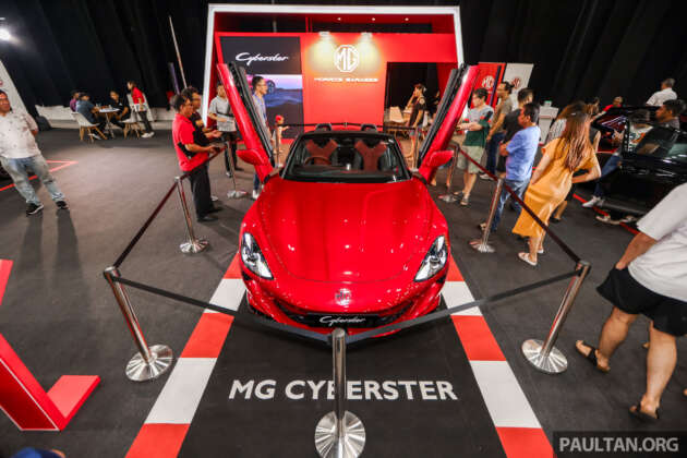 ACE 2024: MG Cyberster jadi tumpuan; MG ZS EV,  MG5 dan MG4 turut dipamerkan di SCCC, 26-27 Okt