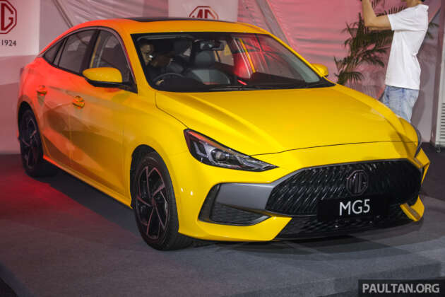 Malaysian-market MG5 not the same as ANCAP zero-star car; CBU Thai with seatbelt pre-tensioner – SAIC