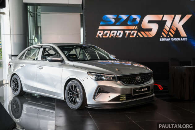 Proton S70 R3 race car unveiled ahead of 2024 Sepang 1000KM; confirmed to use 1.6L NA Campro engine