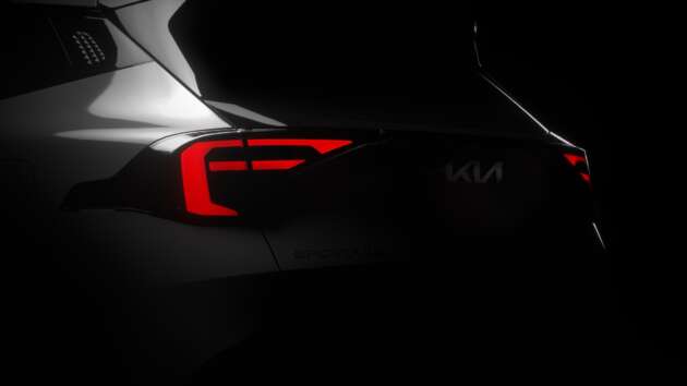 2025 Kia Sportage facelift teased – significant redesign brings more conventional front end, new taillights