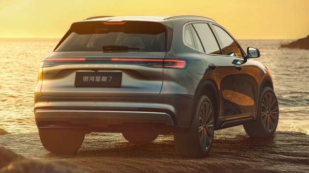 Geely Galaxy Starship 7 – akan ada versi Proton eMas 7 PHEV, enjin 1.5L T 4-silinder, jarak gerak EV 150 km