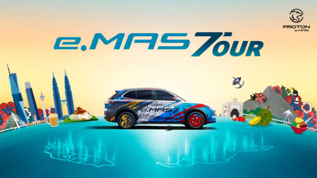 Proton eMas 7 EV goes on a 2,000 km nationwide tour