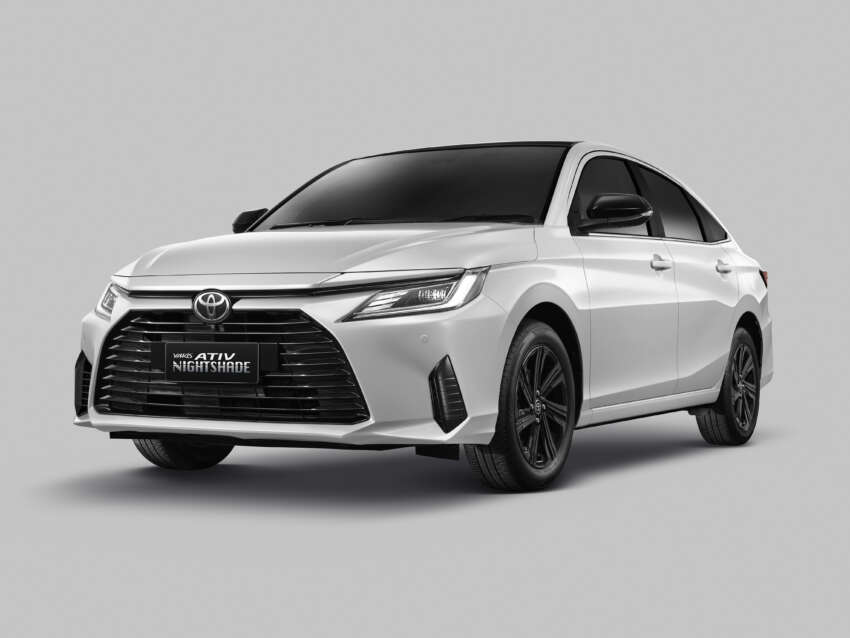 2024 Toyota Yaris Ativ Nightshade in Thailand – Vios with black pack, 94 PS 1.2L NA 4-cyl, RM90k 1839673