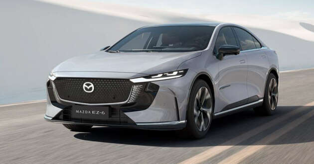 Mazda EZ-6 launched in China – EV sedan replaces Mazda 6; up to 600 km CLTC EV range; from RM86k