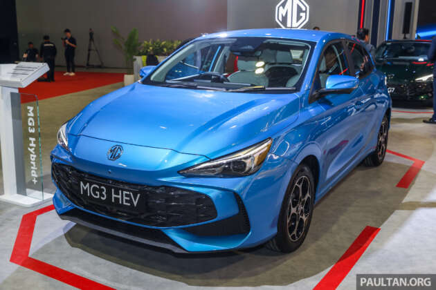 MG3 Hybrid+ previewed at KLIMS 2024 – B-segment hatchback with 194 PS 1.5L hybrid; 26.2 km/l; ADAS