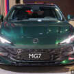 MG7 previewed at KLIMS 2024 – sporty D-segment fastback sedan; ADAS; 261 PS 2.0T or 188 PS 1.5T
