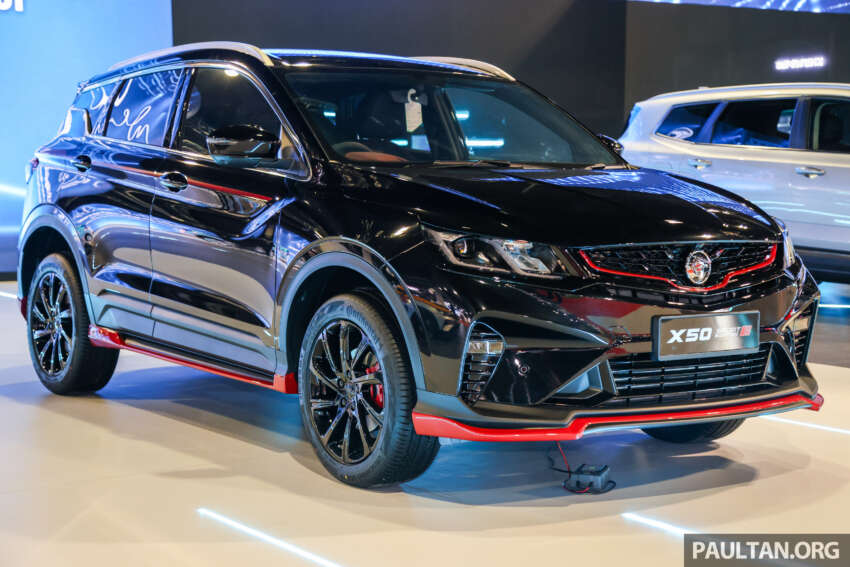Proton X50 Sport Edition – based on 1.5T Premium, full black, red bodykit and accents, to go on sale later 1858057
