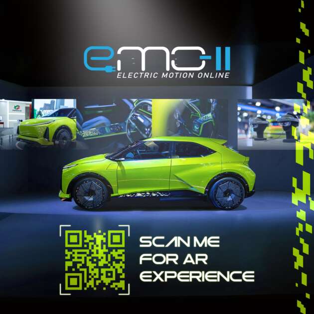 Tour the Perodua eMO-II Concept in augmented reality (AR) form – P2’s first EV due Q4 2025, below RM90k