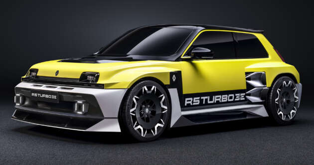 Renault 5 Turbo 3E – dual rear motors,  over 500 PS,  0-100 km/h in 3.5s; EV hot hatch to enter production