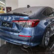2025 Honda Civic facelift – new Canyon River Blue Metallic exterior colour replaces Lunar Silver Metallic