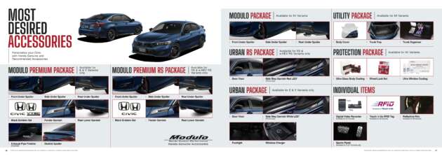 2025 Honda Civic facelift launched in Malaysia – better specs, sharper looks; RM134k-RM168k, 1.5L RS less