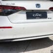 2025 Honda Civic facelift walk-around video tour – improved specs, Google Built-in, RM134k to RM168k