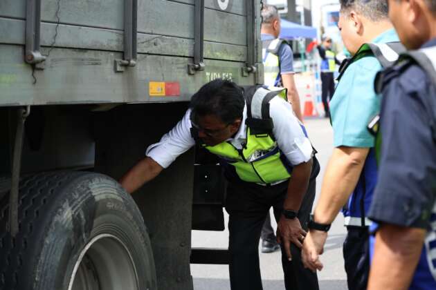 Selangor JPJ conducts surprise checks on vehicles cleared by Puspakom; emphasis on tyre inspections