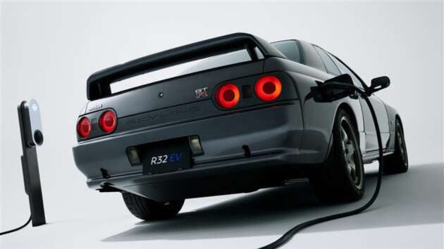 Nissan R32 EV debuts at Tokyo Auto Salon – electrified Godzilla with simulated shifts, dual-motor 435 PS