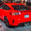 2025 Honda Civic Type R Racing Black Package for Japan – red interior swapped for black; from RM172k