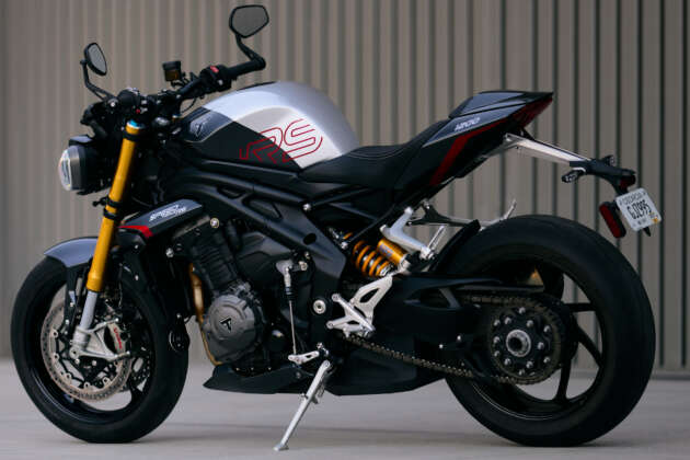 2025 Triumph Speed Triple 1200 RS – more power, improved Ohlins semi-active suspension
