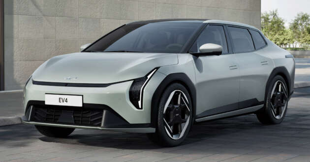 Kia EV4 shown ahead of full debut on Feb 27 – new EV offered in fastback sedan and hatchback body styles