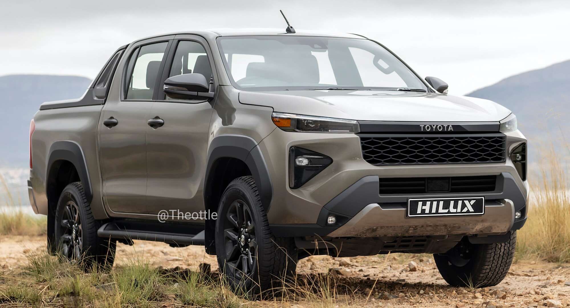 2025 Toyota Hilux Travo – ninth-gen pick-up rendered