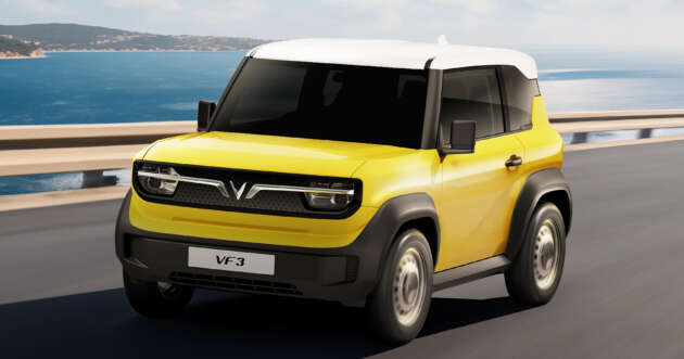 VinFast VF 3 EV launched in Indonesia, RM62k – 40 hp/110 Nm, 215 km NEDC – free charging for 3 years
