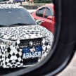 2025 Proton Saga MC3 seen at night – rear taillights with S70-like LED signature; LED projector headlamps