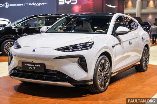 Bangkok 2025: Denza N7 dipamerkan – EV fastback crossover 530 PS/670 Nm, jarak gerak 702 km