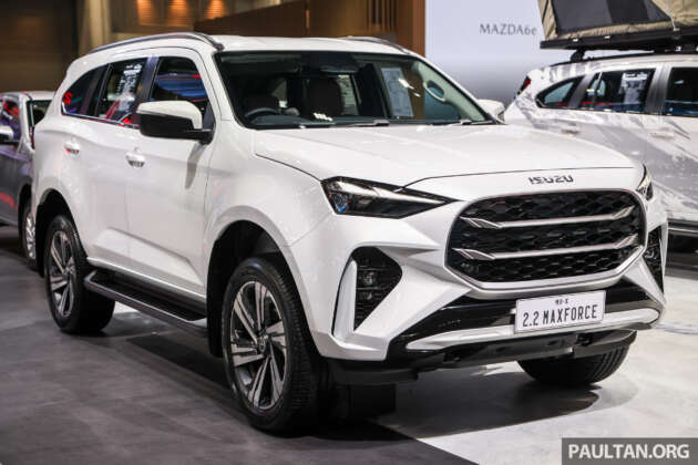 Bangkok 2025: Isuzu D-Max, MU-X get 2.2L Ddi MaxForce – 163 PS/400 Nm, lower FC, 8-speed AT