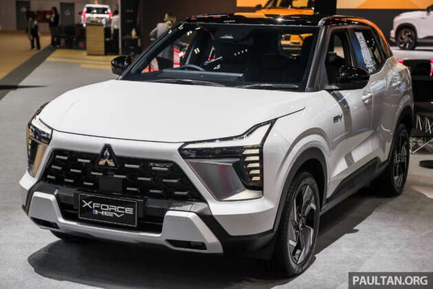 Bangkok 2025: Mitsubishi Xforce HEV – 116 PS/255 Nm e:Motion hybrid powertrain; from RM118k in Thailand