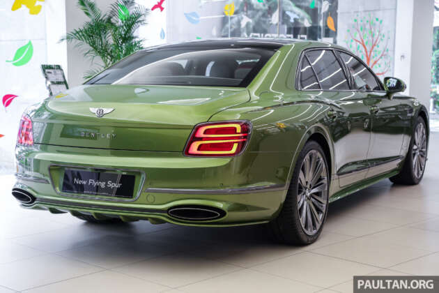 2025 Bentley Flying Spur Speed in Malaysia – PHEV with 782 PS, 1,000 Nm, 76 km electric range, fr RM2.9m
